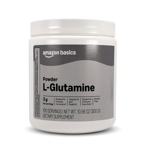 Basics Polvo de L-Glutamina, 300 g, 100 Porciones - imagen 2