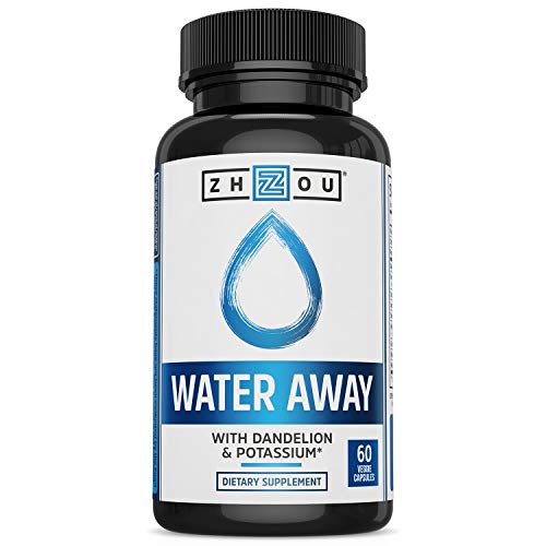 ZHOU Water Away - Pastillas Naturales para Retención de Agua para Hombres y Mujeres con Diente de León, Potasio, Arándano y Té Verde - 60 Cápsulas - imagen 2