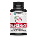 Zhou Cran-Defense - Cápsulas de Arándano para Hombres y Mujeres, 1000 mg de D-Mannosa por Cápsula para la Salud del Tracto Urinario - 60 Cápsulas - imagen 1