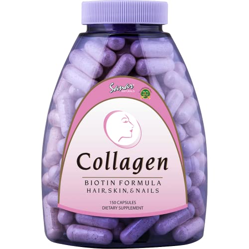 Suplemento de Colágeno y Biotina Sanar Naturals, 150 Cápsulas | Apoya el Crecimiento del Cabello, Piel, Uñas y Articulaciones | Colágeno Hidrolizado - imagen 3