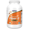 NOW Suplementos, Fiber-3, Orgánico Certificado, Verificado por Non-GMO, Sin Psyllium, con Semilla de Linaza Dorada Orgánica, Acacia e Inulina, 16 - imagen 1