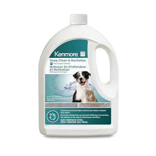 Fórmula Limpiadora Kenmore KS1010 para Alfombras y Tapices, 64 Oz, Elimina Manchas, Olores y Desorden de Mascotas - imagen 2