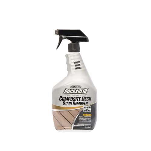 Removedor de Manchas para Deck de Compuestos Rust-Oleum 350551 RockSolid, 32 Onzas - imagen 2