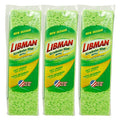 Paquete de Recargas Libman Scrubster Mop, Tres Reemplazos #3105 Extra Absorbentes, Cabezas de Esponja Recubiertas de Celulosa, 3 Piezas - imagen 1