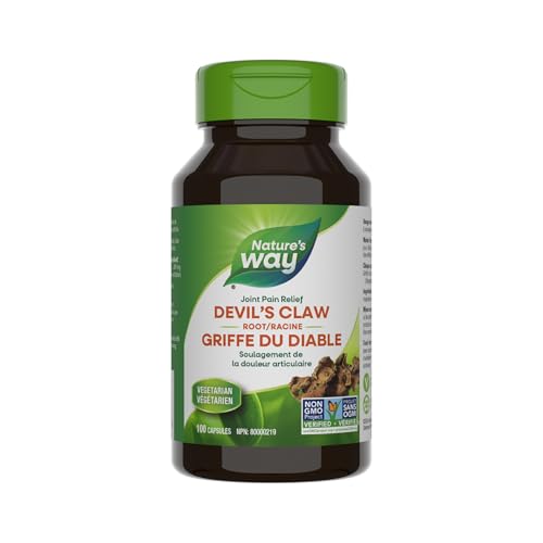 Raíz de Garra del Diablo de Nature's Way, Alivio de Inflamación Articular, 100 Cápsulas Vegetarianas - imagen 1