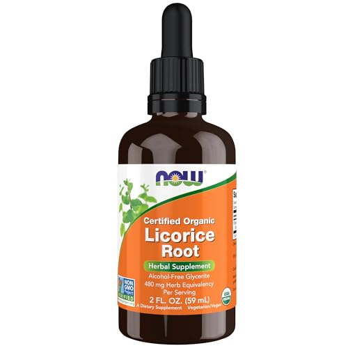 Suplementos Now Foods, Raíz de Regaliz Orgánica Certificada 2 fl. oz - imagen 4
