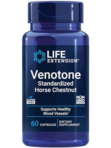 Life Extension Venotone – Castaño de Indias Estandarizado – Promueve un Equilibrio Saludable de Fluidos – Libre de Gluten, No OGM – 60 Cápsulas - imagen 6