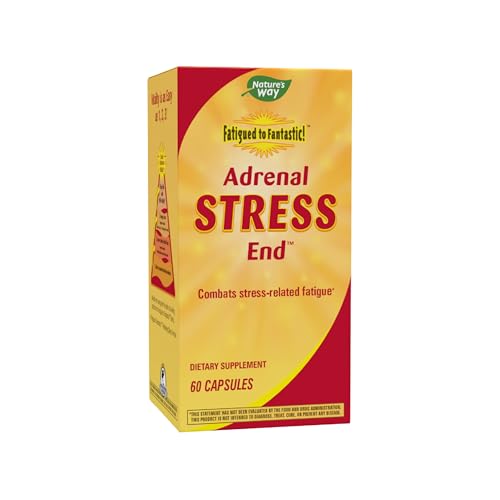 Nature's Way Fatigued to Fantastic! Adrenal Stress End, Apoyo para la Fatiga Relacionada con el Estrés, 60 Cápsulas - imagen 3