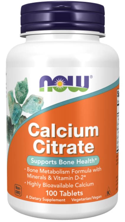 Citrato de Calcio con Minerales y Vitamina D, 100 Tabletas, Now Foods - imagen 6