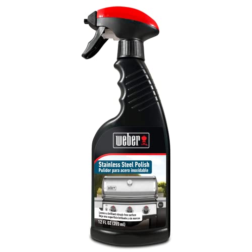 Pulidor de Acero Inoxidable Weber 12oz – Limpia, Pule y Protege Superficies de Acero Inoxidable con Aroma a Cítricos Frescos - imagen 4