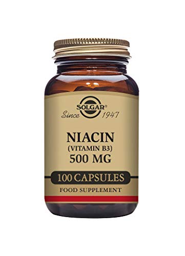 Niacina 500mg Solgar 100 Cápsulas Vegetales - imagen 3