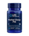 Life Extension Herbal Sleep PM, Bálsamo de Limón, Honokiol, Manzanilla, Promueve Sueño Saludable, Sin Hormonas, Sin Melatonina, 30 Cápsulas - imagen 1