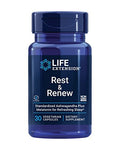 Life Extension Rest & Renew, Suplemento para un Sueño Reparador, Libre de Gluten, No OGM, Vegetariano, 30 Cápsulas - imagen 1