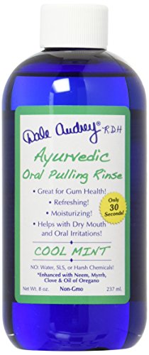 Aceite Ayurvédico para Enjuague Bucal Dale Audrey, Hecho en EE. UU., Aceite Orgánico Saborizado para Cuidado Oral y Aliento Fresco (8 Fl Oz, Menta) - imagen 2