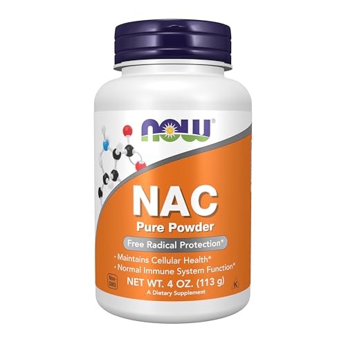 Now Supplements, NAC (N-Acetil Cisteína) 600 mg en Polvo Puro, Protección contra Radicales Libres*, Salud Celular*, Función del Sistema Inmunológico* - imagen 5