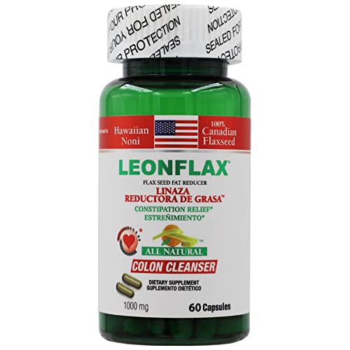 LEONFLAX, Semillas de Lino Canadienses 100% Auténticas, Mejora tu Salud Digestiva, 60 Cápsulas, Botella - imagen 6
