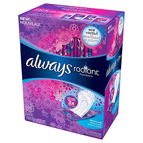 Always Always Protectores Diarios Radiantes, Paquete de 48 unidades - imagen 3