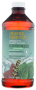 Enjuague Bucal Prebiótico a Base de Plantas Desert Essence con Menta 15.8 oz – Sin Alcohol, Sin SLS, Sin Gluten, Vegano, Libre de Crueldad - - imagen 1