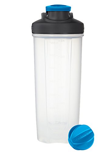 Botella Mezcladora Contigo Shake & Go Fit, 28 oz., Azul Carolina, Tapa a Presión - imagen 6