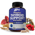 NutriFlair Complejo de Soporte para Tiroides, 120 Cápsulas - con Yodo, Pimienta Negra, Ashwagandha y Vitamina B12 - Suplemento para Tiroides para - imagen 1