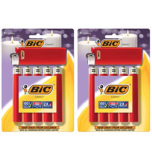 Encendedor BIC Classic Maxi Pocket Rojo, Paquete de 12 (El empaque puede variar) - imagen 3