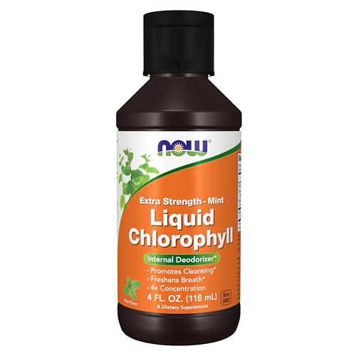 Now Supplements, Clorofila Líquida Extra Fuerte, Sabor Menta, Desodorante Interno*, 4 fl. oz. - imagen 3