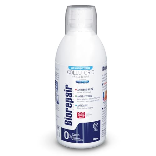 Biorepair Colutorio Antibacteriano - Enjuague Bucal 500ml/16.9 fl. oz [Importado de Italia] - imagen 1
