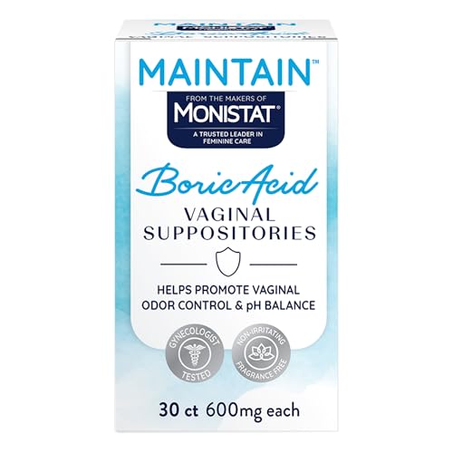 Suplementos de Ácido Bórico para Mujeres de The Makers of Monistat, 30 Insertos Sin Fragancia para Control de Olores Vaginales y Balance de pH - imagen 2