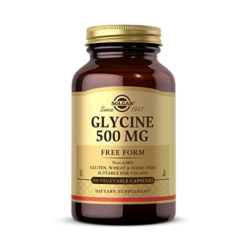 Solgar Glycina 500 mg - 100 Cápsulas Vegetales - No GMO, Veganas, Sin Gluten, Sin Lácteos, Kosher - 100 Porciones - imagen 5