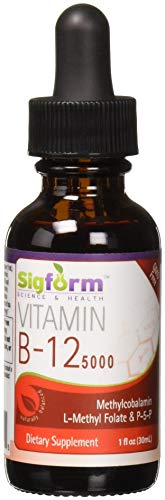 SIGFORM Vitamina B12 5000 Sublingual, 0.02 Libras - imagen 5