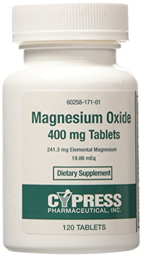 Tabletas de Óxido de Magnesio Cypress 400 Mg, 120 Tabletas, Paquete de 3 - imagen 4