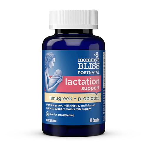 Suplemento de Apoyo a la Lactancia Postnatal Mommy's Bliss con Probióticos: Aumenta la Producción de Leche con Fenogreco, Cardo Mariano y Salud - imagen 3