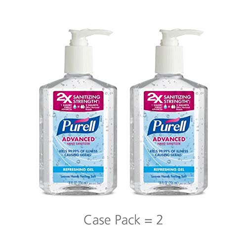Gel Antibacterial PURELL Advanced, 8 oz, Paquete de 2 Botellas con Dispensador de Mesa - 9652-06-EC2PK - imagen 2