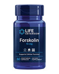 Suplemento de Salud Celular Life Extension Forskolin, Extracto Estándar de Coleus forskohlii, 10 mg, 60 Cápsulas, No GMO, Sin Gluten, Vegetariano, - imagen 1