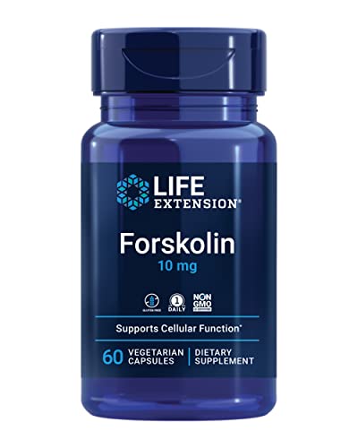 Suplemento de Salud Celular Life Extension Forskolin, Extracto Estándar de Coleus forskohlii, 10 mg, 60 Cápsulas, No GMO, Sin Gluten, Vegetariano, - imagen 3