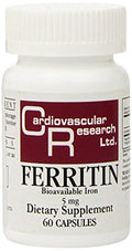 Cápsulas de Ferritina Cardiovascular Research, 60 Unidades - imagen 1