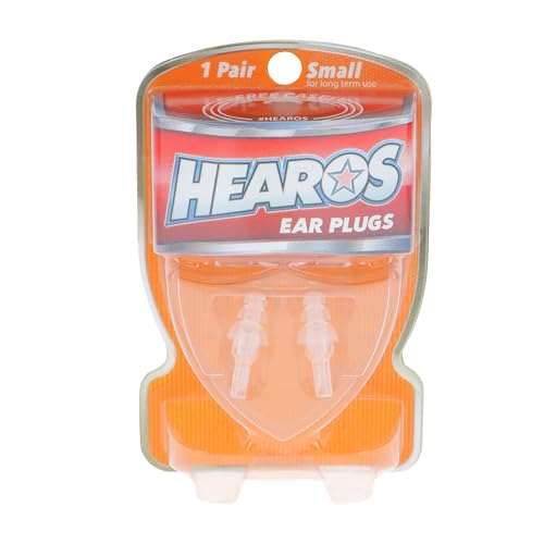 Tapones para oídos HEAROS High Fidelity con estuche gratis, NRR 12, 1 par, silicona, hipoalergénicos, transparentes (311) - imagen 2