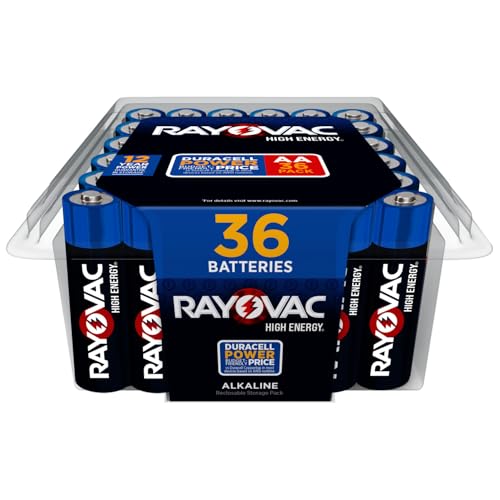 Baterías Alcalinas Rayovac High Energy AA (Paquete de 36), Doble A - imagen 5