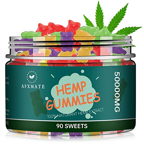 Gomitas de Cáñamo AFXMATE 50000 mg Sabor Frutas (90 Gomitas) - imagen 4