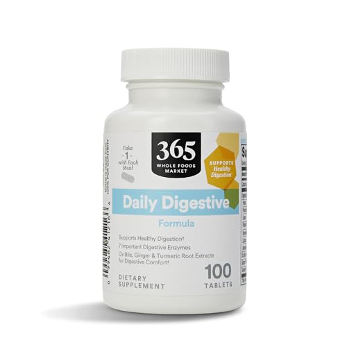 365 de Whole Foods Market, Fórmula Digestiva Diaria, 100 Tabletas - imagen 3