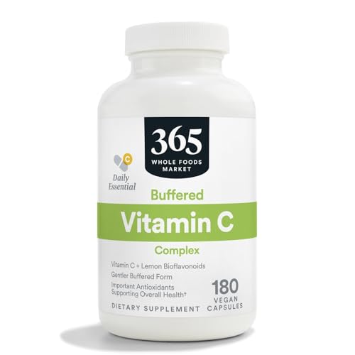365 by Whole Foods Market, Vitamina C con Bioflavonoides 500 MG, 180 Cápsulas - imagen 5