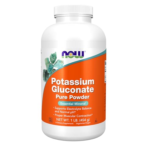 NOW Foods Suplementos, Gluconato de Potasio en Polvo Puro 175 mg, Mineral Esencial*, 1 Libra - imagen 5