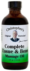 Aceite de Masaje Completo para Tejidos y Huesos de Christopher's Original Formulas, 4 fl oz | Aceite Herbal para Masaje y Cuidado de la Piel - imagen 1