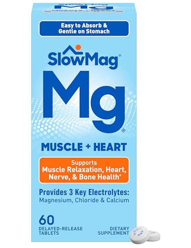 Suplemento SlowMag de Cloruro de Magnesio y Calcio, 60 Cápsulas, Apoya la Relajación Muscular, Salud del Corazón, Nervios y Huesos, Alta Absorción - imagen 6