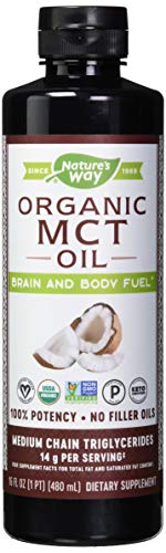 Aceite MCT Orgánico de Coco Nature's Way, No GMO, Sin Gluten, 14 g de MCT por Porción, 16 Onzas Líquidas (Paquete de 6) - imagen 3