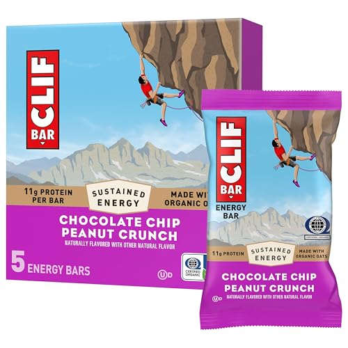 CLIF BAR - Barras de Proteína Energéticas - Chocolate con Cacahuate - Hechas con Avena Orgánica - Sin OGM - (Paquete de 5) - imagen 3