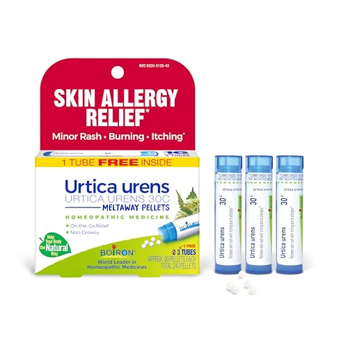 Boiron Urtica Urens 30C Medicina Homeopática para Alivio de Alergias en la Piel con Picazón, Erupción Menor o Ardor - 3 Cajas (240 Gránulos) - imagen 5
