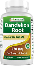 Raíz de Diente de León 520 mg 250 Cápsulas - Best Naturals - imagen 1
