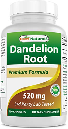 Raíz de Diente de León 520 mg 250 Cápsulas - Best Naturals - imagen 3