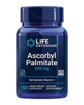 Ascorbato de Palmitato de Life Extension 500mg – Suplemento de Vitamina C Liposoluble para Inmunidad y Longevidad – 100 Cápsulas Vegetarianas, Sin - imagen 1